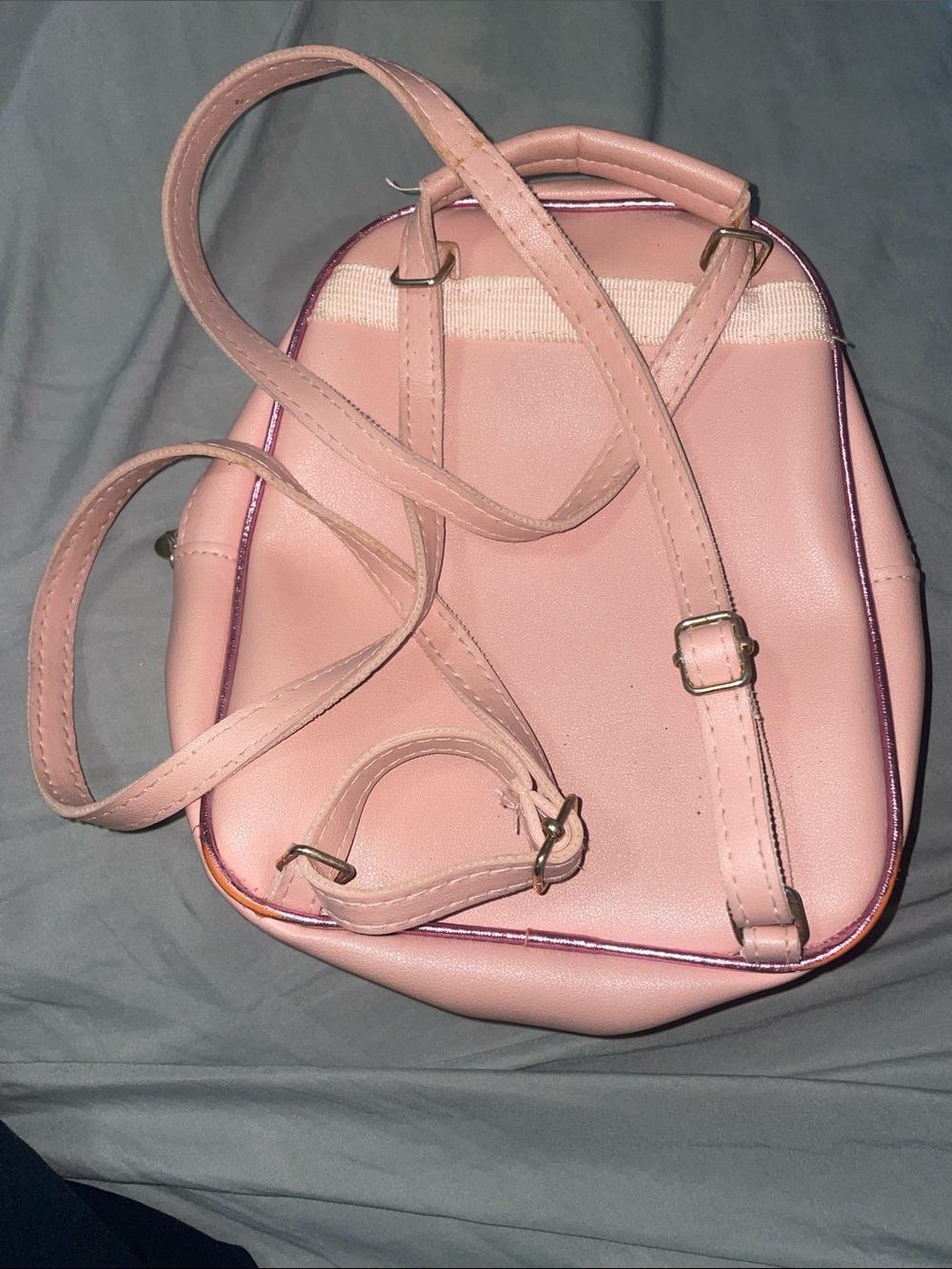 Pink Convertible Kids Backpack Crossbody